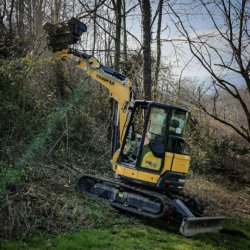 Broyeur forestier TFK - Pour pelles de 2 à 5 tonnes - Diamètre de coupe jusqu'à 15 cm
