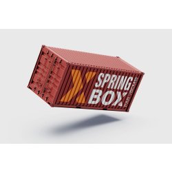 Bungalow container SPRINGBOX : Espace modulaire ultra-robuste en conteneur maritime recyclé | À vendre ou à louer
