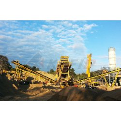 Broyeur / concasseur et cribles mobile 200-800 t/h en carrière