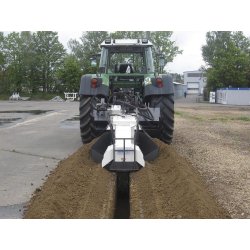 Trancheuse  conçue pour le creusement rapide de tranchées pour les lignes électriques, les câbles de fibre optique -  SGF 800L STEHR