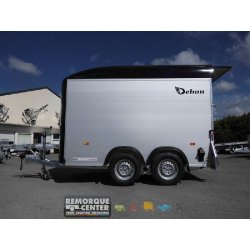 Remorque fourgon en aluminium Debon C500 Roadster - PTAC : 2000 kg - Double essieux freinés