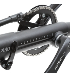 Tandems - Pino Tour Tandem Aluminium avec Moyeu Rohloff 14 vitesses et Freins hydrauliques Shimano XT