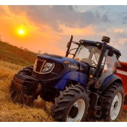 Tracteur équipé d'un moteur de 4 cylindres doosan d34 common rail - 90cv m904