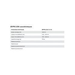 Z3N - Hayon élévateur Hiab Zepro - Capacité 750 kg - Pour véhicules 3,5T - Léger et compact
