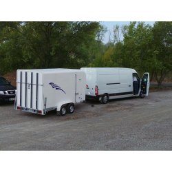 Bigbox XL - Remorque fourgon Wilsud - 5m00 - Grand volume avec carrosserie polyester et PTC jusqu'à 3500 kg