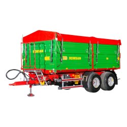 R 120 TASGA Benne agricole à tandem essieu - Romsan - capacité 12 000 kg