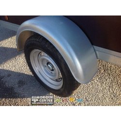 Remorque bagagère LIDER ECO - 1 essieu - côtés bois - PTAC 500 Kg - 200 x 126 cm - Référence 33440E