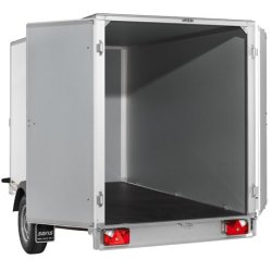 Remorque fourgon FW150 - Saris - Bois - 1500 kg - Simple essieu - Freinée