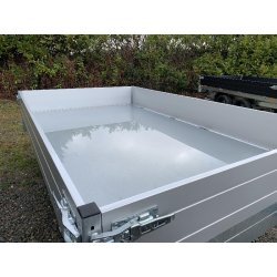 Remorque Benne SARIS - K1276 - 276 x 170 cm - PTAC : 2000 kg - 2 Essieux Freinée