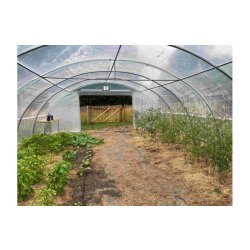 Serre tunnel professionnelle pour tous les budgets espaces verts ayant de surface de 58,50 m2 et jusqu'à 250 m2 - NORMANDIE