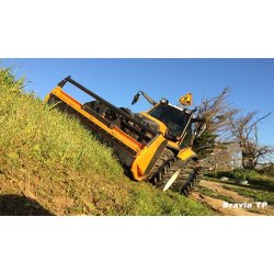 Bravia TP broyeur forestier - Noremat - largeur de coupe 2,20 m - double rotation rotor et déflecteur rabattable