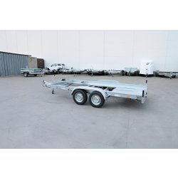 Remorque porte voiture 2500 kg deux essieux roues extérieures - lider - 39760