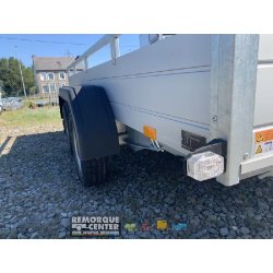 Remorque freinée aluminium - MCALU - FW2000 - 2 essieux - PTAC : 2000 Kg - 305 x 153 cm - Référence MCALU PRO FW2000 - Saris