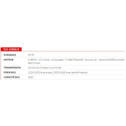 Tgf 10900 r - tracteur agricole - antonio carraro - capacité 2400 kg