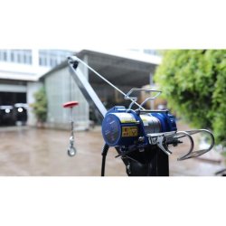 Palan à câble électrique portable YT-JZ-DC200 - 200 kg, 12 m, batterie MAKITA