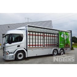 Fourgon rideaux coulissants - carrosserie - A&C Noyens - normes EN-12642 XL avec options de toit et portes