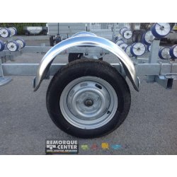 Porte bateau immergeable SUN WAY - D1857 - PTAC : 750Kg - Kit rouleaux - 1 essieu - Sun Way