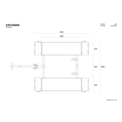 Pont élévateur à ciseaux mobile 4 tonnes "Fribourg" KROEMER X28