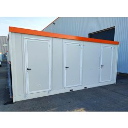 Bloc sanitaire raccordable  pour chantier, évènementiel - locanet