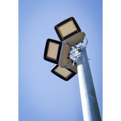 Mât d'éclairage public Tekno ICCl+APM - Acier S-235 JR galvanisé - Hauteur jusqu'à 12m