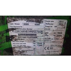 John Deere 630R – Moissonneuse-batteuse haute performance – Largeur de coupe 9,00 m