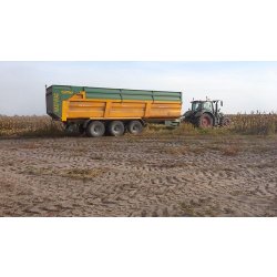 GVM 240 XL Benne agricole monocoque grand volume - Gourdon SA - charge 24 tonnes - équipement standard et options