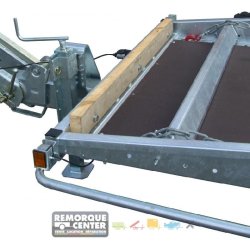 PORTE ENGIN LIDER - Timon fixe - PTAC : 3500 Kg - 350 x 170 cm Feux Leds - Référence 40900