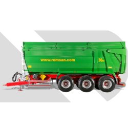 R 200 TRHK Benne agricole à tridem monocoque - ROMSAN - capacité 20000 kg