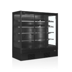 Vitrine réfrigérée pour supermarché à froid positif 1975mm Profondeur  920mm EXTRA1875CD TEFCOLD