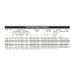 G 140 e benne agricole monocoque - gourdon sa - charge 14 t