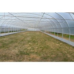 Serre tunnel professionnel pour maraîchers 9.60 m - Longueur 10 m - Val de Loire - Le breton