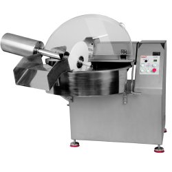 Cutter professionnel - Titane 80 - inox AISI 304 avec cuves épaisses et normes CE