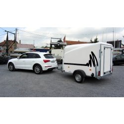 Remorque fermée pour 1 quad - debon - cargo 1300 p2