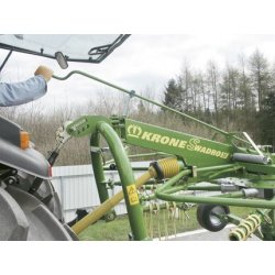 Swadro 35 - Andaineur mono-rotor Krone avec essieu tandem et réglage continu