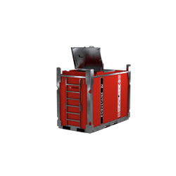 Cuve de transport de gasoil sur la voie publique, disponible en 2100 l et 3000 l - robustank compact - rtc