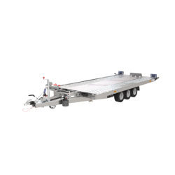 Porte voiture SARIS AT 480 200 3 K - basculement hydraulique - 3 essieux - PTAC : 3500 kg - 480 x 200 cm - Remorque neuve