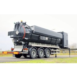 Ecovac Trailer - Remorque hydrocureur KOKS - citerne inox 23 m3 - sans réservoir d’eau de service