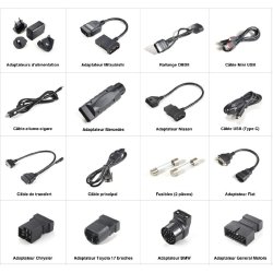 Valise diagnostic automobile multimarques icarsoft cr immo - programmation clés