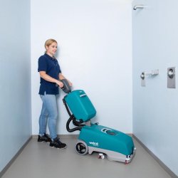 Autolaveuse accompagnée Discomatic Bolero 10 - rapide, compacte, efficace et ergonomique, avec batterie lithium-ion