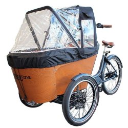 Triporteur électrique Babboe Carve Mountain - Transport jusqu'à 4 enfants - Moteur Yamaha 36V 250W