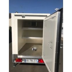 Remorque frigorifique simple essieu de 750 kg - ARNO 16