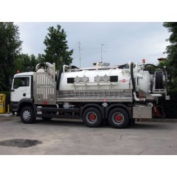 Cap Combi FM - Hydrocureur Cappellotto - Cloison déplaçable avec taquets de verrouillage manuels ou hydrauliques