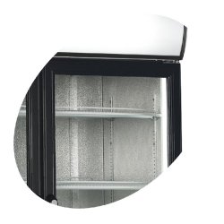 Vitrine réfrigérée FSC1950H - 2 ou 3 portes vitrées - Finition au choix et froid ventilé