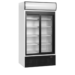 Refroidisseur de présentation FSC - Vitrines réfrigérées 2 ou 3 portes avec caisson lumineux
