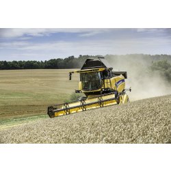 Moissonneuse-batteuse New Holland CX5.90 Latérale - version Hillside - trémie 8 300 L