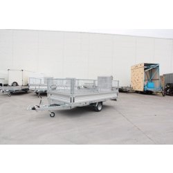 Remorque plateau basculant pour 2 quads - transport d'engins et véhicules - Lider 33630