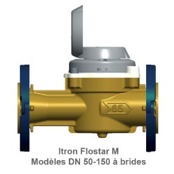 FLOSTAR-M | Compteurs d'eau Itron série Flostar M à turbine de type jet unique calibres DN40 à DN150