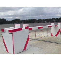 Barrière de sécurité levante automatique, certifiée pas 68, pour les sites à hauts risques d'intrusion - frontier pitts france - terra ultimate