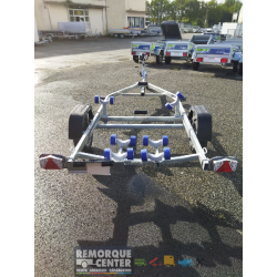Remorque Bateau GE75 SUN WAY - 1 essieu non freinée - PTAC 750 Kg - Référence GE 75