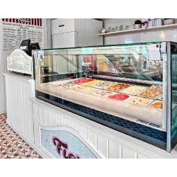 Vitrine réfrigérée professionnelle Daisy - polyvalente et compacte - pour boucherie, pâtisserie, glaces et plus